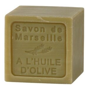 SAVON DE MARSEILLE A L'HUILE D'OLIVE CUBE 300 GR.